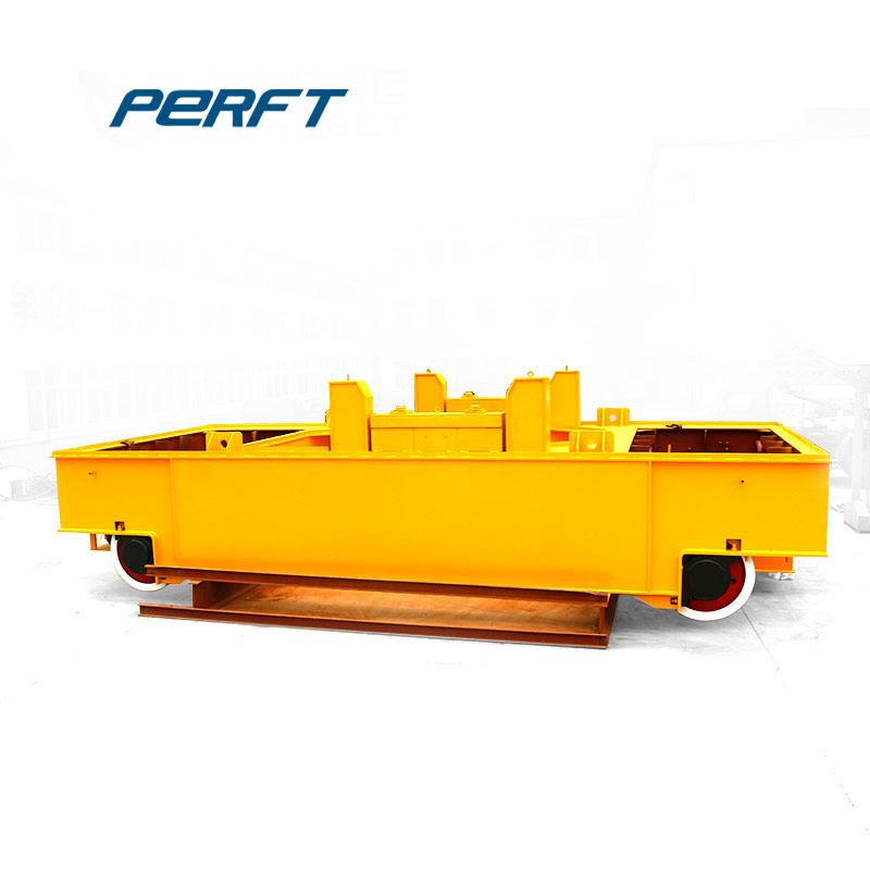 cable reel transfer car with flat tread steel wheels 6 ton